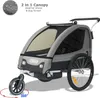 TIGGO® 2in1 Fahrradanhänger 5-Punkt Sicherheitsgurt Jogger Produktbild-Vorschau 2