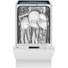 An open dishwasher filled with clean dishes. Produktbild-Vorschau