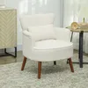 HOMCOM fauteuil met rugleuning en afgeronde armleuningen, Productafbeelding-voorbeeld 2