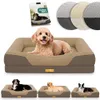 Lit orthopédique pour chien ELONEO, taille S - Marron Voir les images du produit 1