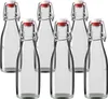 Wellgro 200 ml Glasflasche mit Bügelverschluss - 5,5 x 19 Produktbild-Vorschau 1
