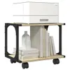vidaXL Stojak na drukarkę 2 półki dąb sonoma 41x28x33,5 cm Podgląd zdjęcia produktu 5