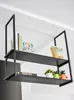 Hängeregal 100 cm Deckenregal Wandregal Küchendeckenregal  Produktbild-Vorschau 3