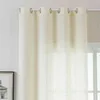 Gardine Ösen Grobfaser »Seoul« HxB 245x140 cm Creme Ösen Produktbild-Vorschau 5