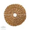 Runde Tischsets aus gewebtem Seegras - 30 cm - 6er-Pack Produktbild-Vorschau 3