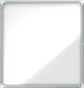 Vitrine d'affichage avec porte rabattable 12x A4 blanc NOBO Voir les images du produit 2