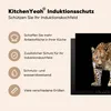 KitchenYeah© Herdabdeckplatte Leopard - Wild - Schwarz , Produktbild-Vorschau 6