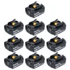 Makita Akku Set 10x BL 1830 B 18 V 3,0 Ah / 3000 mAh Li-Ion Produktbild-Vorschau 2