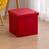 Sitzhocker mit Stauraum Sitzwürfel mit Deckel faltbar Produktbild-Vorschau 3