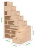 Treppenregal Weiß 200 cm hoch 50 cm breit 25 cm tief mit Produktbild-Vorschau 4
