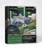 The image shows the packaging of a glow-in-the-dark bed linen set with a football theme. Produktbild-Vorschau