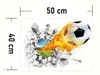 GKA XL Fußball mit Feuerschweif GK65 Wandtattoo für Produktbild-Vorschau 3