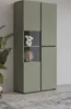 Witryna wysoka CROSS 3D 80cm zielona/czarna Podgląd zdjęcia produktu 3
