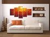 Visario Leinwandbild Roter Baum 160x80 cm – 5-teilig, Bild Produktbild-Vorschau 2
