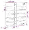 vidaXL Vitrína čierna 60x8,5x58 cm materiál na báze dreva Náhľad obrázku produktu 8