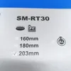 SHIMANO DISC RT30 203 mm - srebrny Podgląd zdjęcia produktu 8