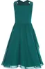 Mädchen Chiffon Abendkleid mit Strasssteinen Gr. 140 – Produktbild-Vorschau 4