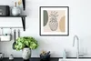 MuchoWow® Gerahmtes Poster Obst - Pastell - Ananas 40x40 cm Produktbild-Vorschau 4
