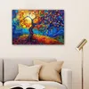 MuchoWow® - Leinwandbilder - Baum - Sonne - Lackierung - Produktbild-Vorschau 6