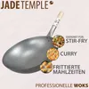 JADE TEMPLE Wok Kohlenstoffstahl mit 35 cm Durchmesser, mit Produktbild-Vorschau 4
