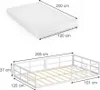 Letto per bambini Vitalispa Minno Bianco 120x200 con Anteprima dell’immagine prodotto 3