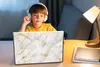 MuchoWow® Laptop Aufkleber Sticker Cover Marmor - Weiß - Produktbild-Vorschau 3