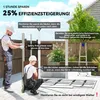 Outsunny Gerätehaus 4,4 m² Gartenhaus mit Pultdach, Produktbild-Vorschau 4
