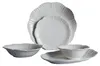 Bricard Bernis Service de table 25 pièces Blanc Porcelaine Voir les images du produit 5