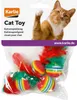 Karlie Regenbogenbälle mit Feder - Katzenspielzeug - Gummi Produktbild-Vorschau 2