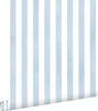 ESTAhome Tapete Streifenmuster Blau und Weiß 53 cm x 10.05 Produktbild-Vorschau 1