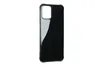 A black phone case is shown against a white background. Produktbild-Vorschau