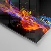 Bilder auf glas - Feuer Audio Kopfhörer - 120x80cm - Produktbild-Vorschau 5
