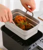 INF Zusammenklappbare quadratische Silikonform für Airfryer Produktbild-Vorschau 5