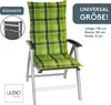 LILENO HOME Gartenstuhl Auflagen als [1er Set - Hochlehner] Produktbild-Vorschau 2