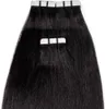 hair2heart Premium Tape Extensions capelli umani lisci - 10 Anteprima dell’immagine prodotto 1