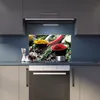 Herdabdeckplatte Glaskeramikfeld Spritzschutz Glas Produktbild-Vorschau 6