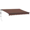 vidaXL Markise Automatisch mit LEDs Braun 300x250 cm Produktbild-Vorschau 1