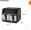 2x4l 1700w heißluftfritteuse Kenwood HFM20.000MB Produktbild-Vorschau 8