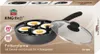 The image shows the packaging of a KINGHOFF frying pan with an egg insert. Voir les images du produit
