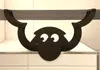 DanDiBo Držák toaletního papíru Sheep Wall Black Wood Držák Náhled obrázku produktu 8