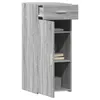 vidaXL Credenza Grigio Sonoma 40x42,5x93 cm Materiale a Anteprima dell’immagine prodotto 3