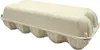A closed beige egg carton is shown from a diagonal angle against a white background. Produktbild-Vorschau