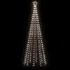 vidaXL Choinka LED w kształcie stożka zimna biel 310 LED Podgląd zdjęcia produktu 9