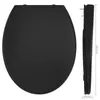 WC-Sitz O Form, 45 x 37.5 cm, Schwarz, Duroplast Produktbild-Vorschau 2