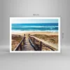 Poster - Poster ohne Rahmen - Meer Strand Eintritt - 100x70 Produktbild-Vorschau 4