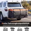 COSTWAY Coffre arrière 455 L pour attelage de remorque, Voir les images du produit 5