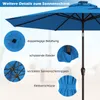 COSTWAY Parasol 300cm avec 8 baleines, éclairage solaire Voir les images du produit 6