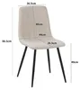 ALBATROS Esszimmerstühle 4er Set Garda Beige Modern Produktbild-Vorschau 7