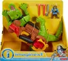 Imaginext Piraten, Laufendes Krokodil & Käpt'n Hook, Produktbild-Vorschau 6