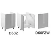Küchenzeile 460 cm Einbauküche Küchenblock ohne E-Geräten Produktbild-Vorschau 6